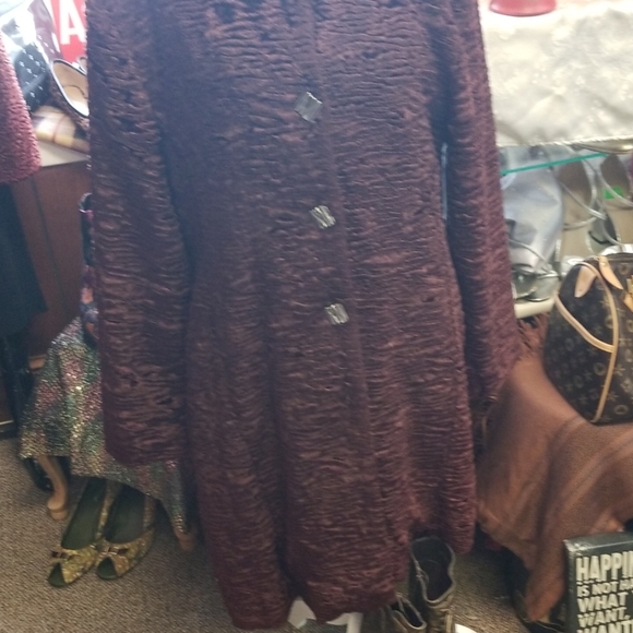 Vintage Coat Brass Square Buttons - Picture 6 of 6